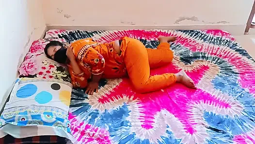 indian bangalore girl small boob massage
