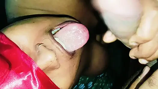 Indian bhabhi sucking dick till cum in mouth hindi Close up face fucking video - cumshot in mouth compilation video