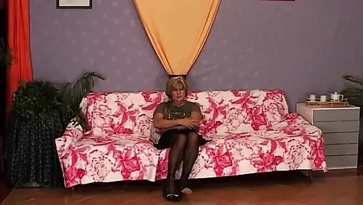 Blonde MILF Sucks Throbbing Cock and Gets Drenched in Doggy