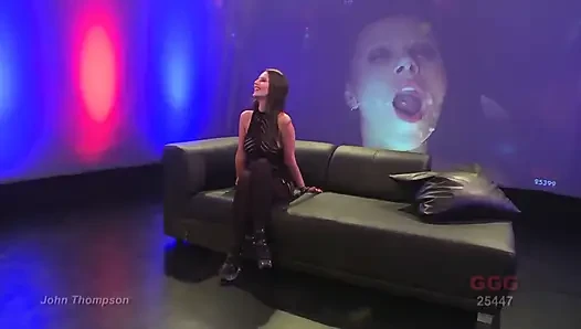 Filthy Brunette Rims Ass and Gets Pounded Hard - Blindfold Fury!