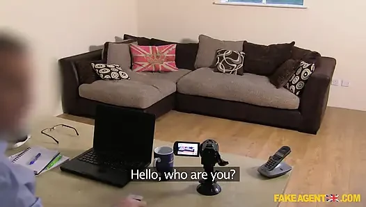 Fake Agent UK - Hot Euro Blonde Linda Opens Wide for Anal Fingering Before John Delivers a Messy Facial Climax