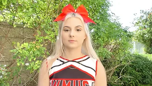 Intense Dirty Talking Sex with Flexible Cheerleader