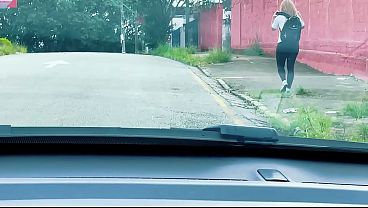 Scandal: Student in front of school gave it to the teacher.