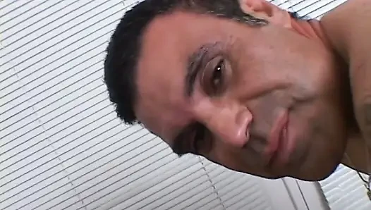 Sexy whore loves to eat out dude's asshole and suck his dick for cum on her lips