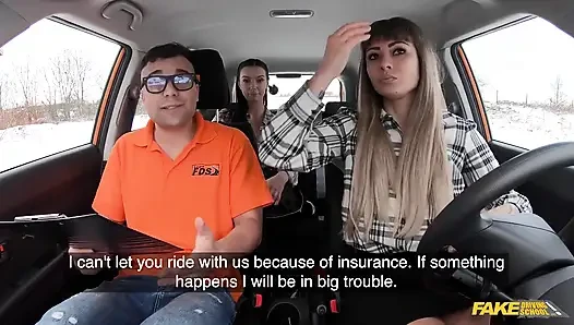 Stuck Between Snow and Big Tits