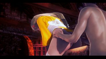 Konosuba squirting party with Aqua, Darkness and Megumin