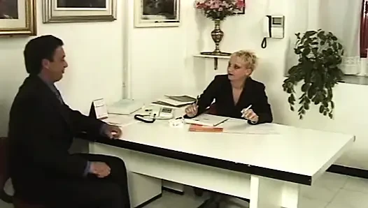 Horny MILF's Job Interview Ends in Sloppy Anal Drilling