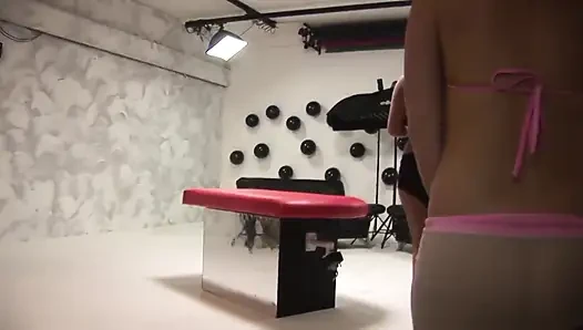 German Orgy Young Tatted Blonde in Lingerie with Natural Tits Rides Huge Cocks