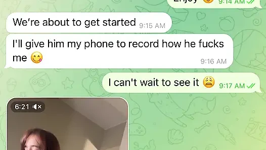 Cuckold Chat: Creampied by Another Man