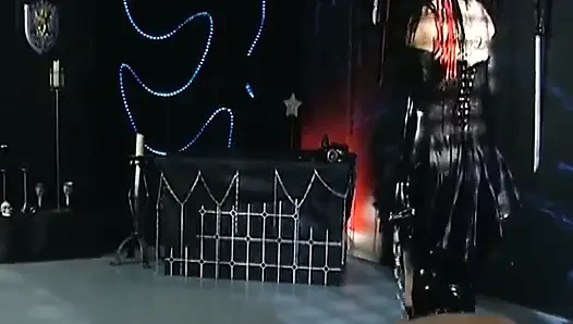 German Domina Putting Huge Toys in Sub Asshole