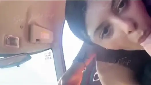 Sexworldtrip - I Love Latina Teen Sucking in Car - Real Amateur Blowjob Tourist Driving Car (full Video)