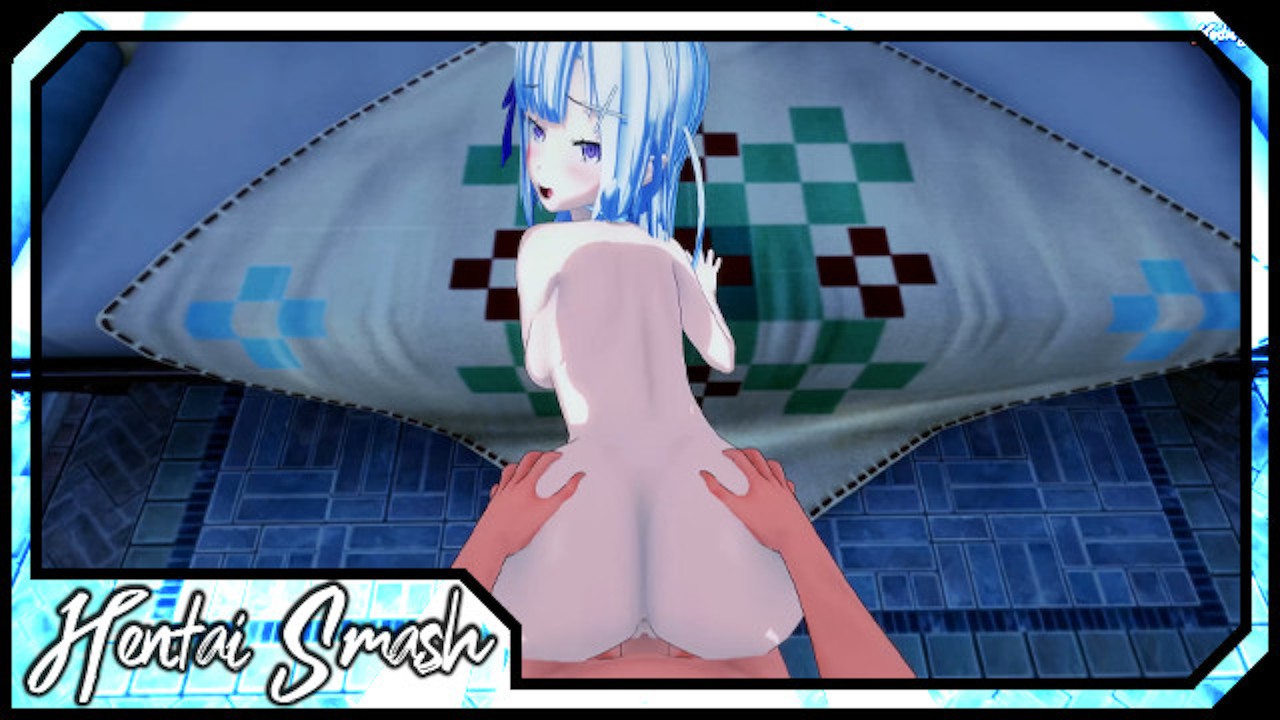 Emilia gets POV fucked and filled with cum - Re:Zero Hentai.