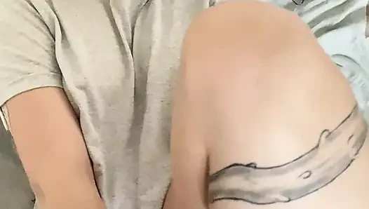 "Stop filming, I'm too shy!" Cute GF blushes and covers her face (POV)