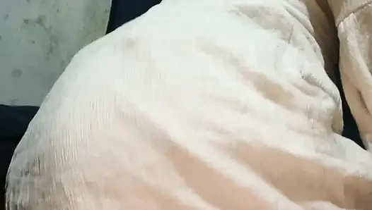 Pussy foam from both taking hard pound dildo