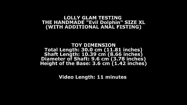 Lolly Glams Testing The Handmade Dolphin Size XL (With Additional Anal Fisting) TWT134