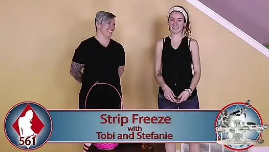 The Strip Freeze game loser is generously coated in honey