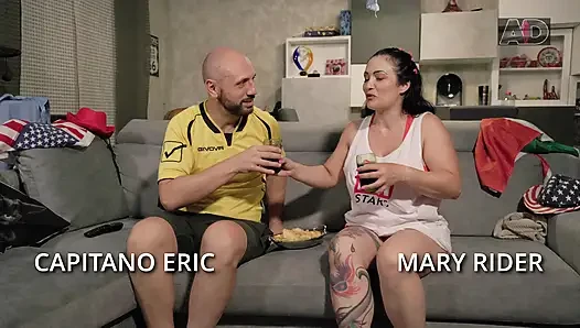 Married Couple Have Wild Sex On the Couch During the World Cup Match - FULL VIDEO
