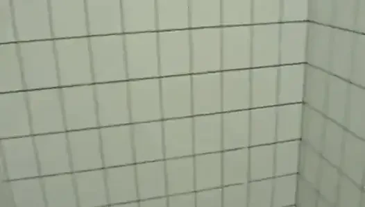 Followed the Perverted Slut Into the Women's Shower