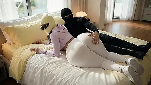 Petite Big Ass Stepmom Moving Her Massive Ass in Bedroom