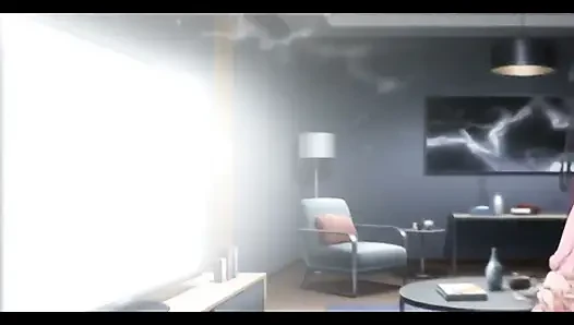 2b Nier: Automata Hentai Cosplay. Dominant Girlfriend Makes Him Clean up
