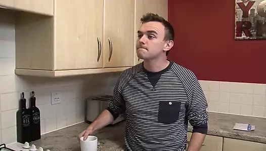 Horny blonde with big ass gets banged by stepdad