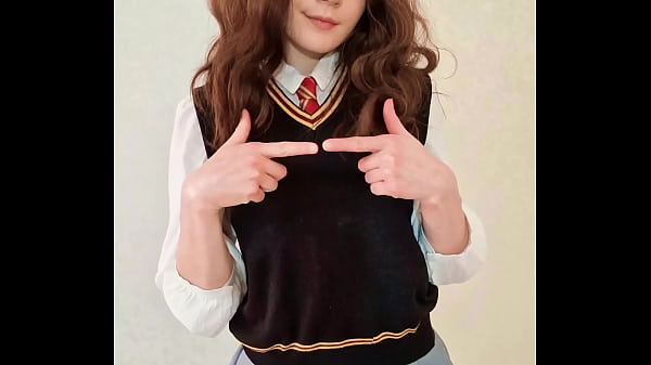 Hermione is a little shy, but her shyness won't stop her from being a naughty slut ready to fuck right now