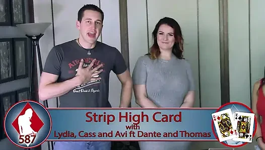 Losing a Strip High Card ends in a blowjobs and fucking