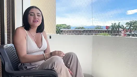 Manuela Alvarez showers without underwear and I can't resist the temptation so I go in to fuck her hard in the bathroom.