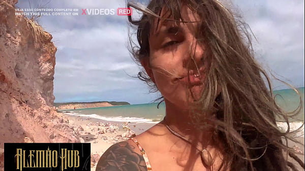 Wild public sex with DreadHot on the most paradisiacal beach in Brazil