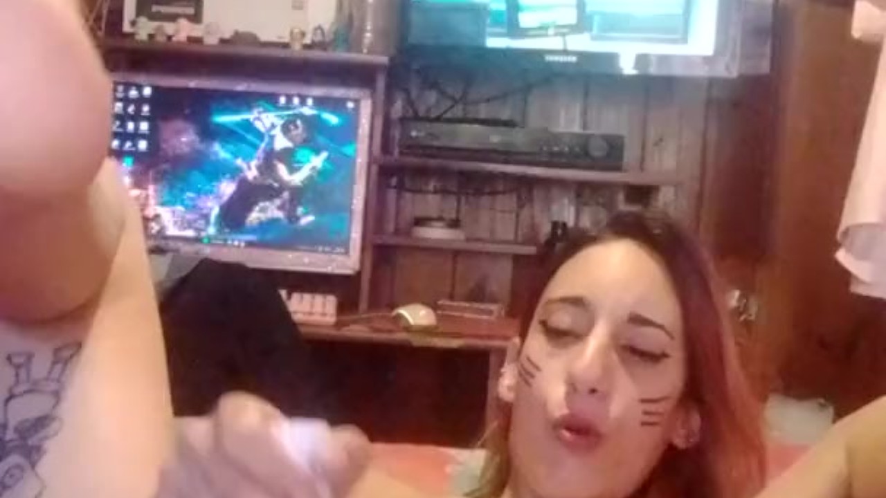 sexy kitty onii chan, talks dirty to you until you get all the cum and masturbates for you