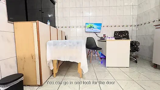The doctor told me to use an anal plug, so I let him put it in.