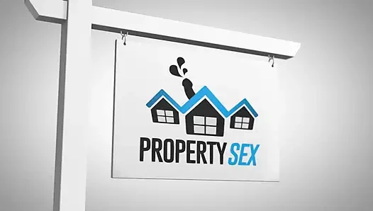 Propertysex Real Estate Agent with Big Natural Tits Fucking Her New Client