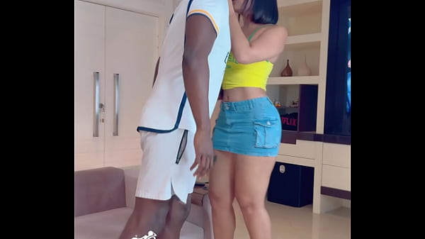 A cuckold, after losing a bet, watches a big-dicked black guy fuck his Japanese bride without a condom.