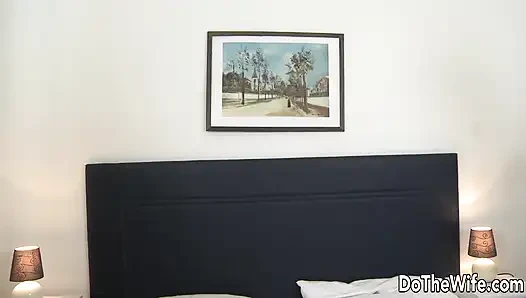 BBC Drills Alex Black's Ass While Her Cuckold Licks Her Pussy