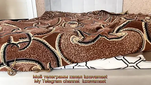 Close-up Masturbation in a Leopard T-shirt