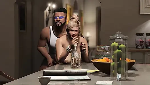 GTA V Amanda Takes Franklin Inside Michael's House (Part 2)