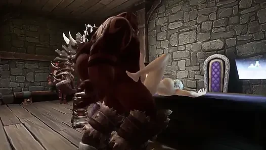 Orc orgy : Warcraft parody
