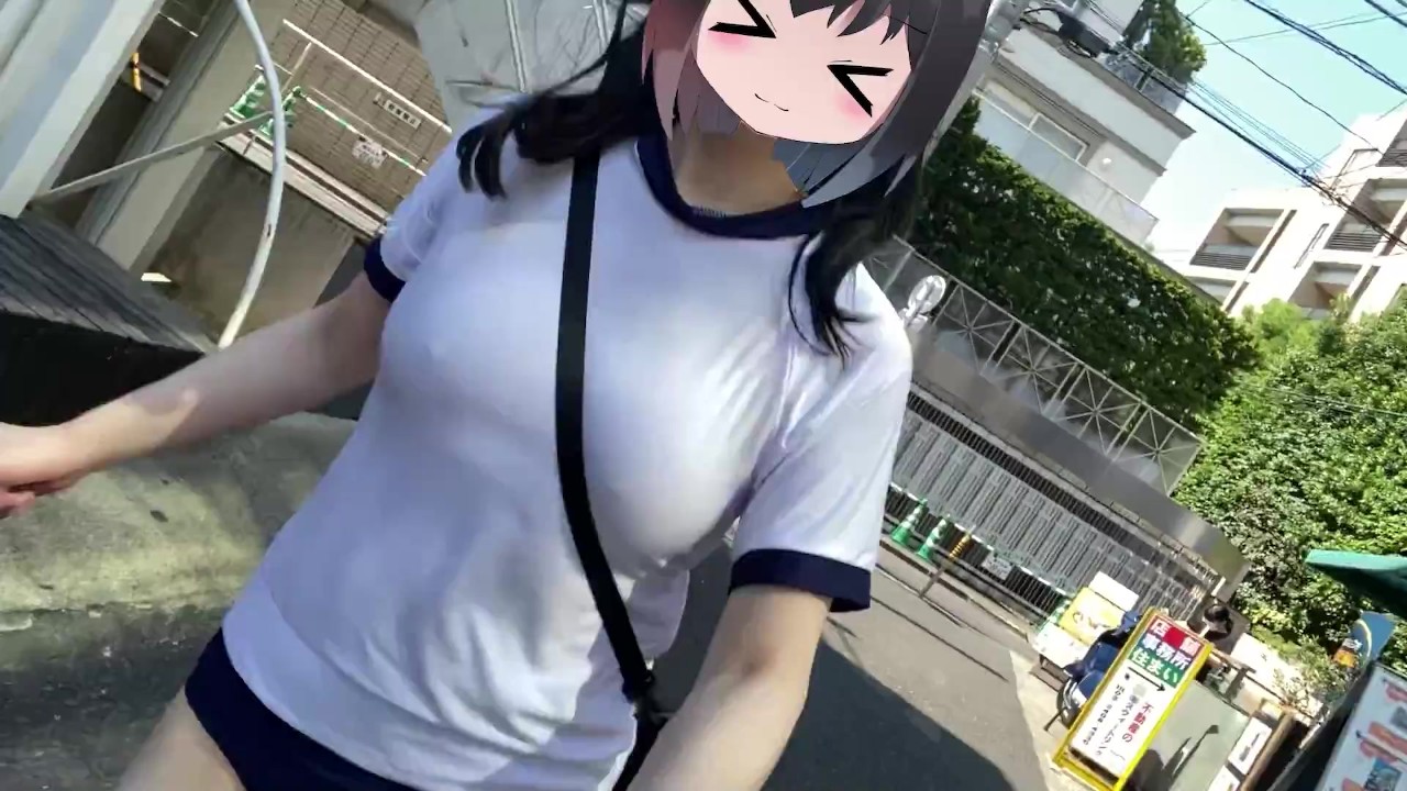 【Ｉカップ変態巨乳女子大生とうふ】ノーブラランニング巨乳体操着とブルマでおもちゃ装着💖して原宿の人混みを疾走してみたら、人が多すぎてまさかの結末に…