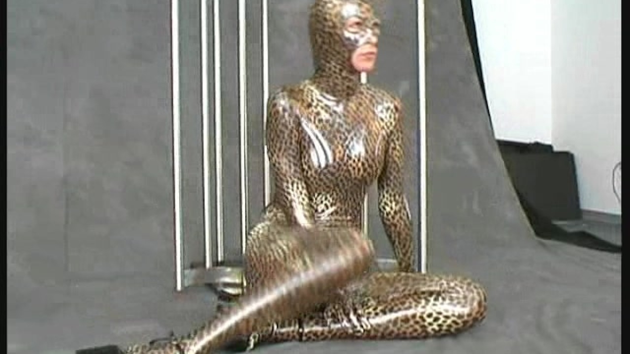Fullbody spandex posing