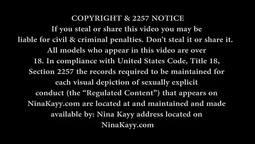 Busty Nina Kayy Gets Oiled up and Squirts!