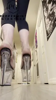 7'3" Tall Amazon Giantess Goddess with Size 16 Massive Big Feet Crushes Mountain Dew Bottle Like it's your Dick