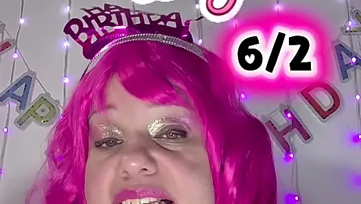 My Bithday with Vanilla Icing Pussycake