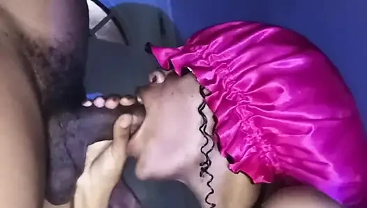 Sucking and draining stepdad BBC!