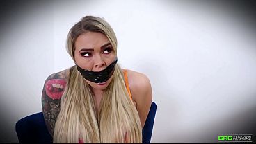 Charley Atwell PVC Tape Gagged EP 1