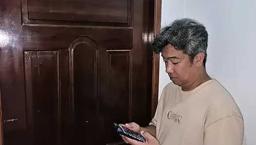 My friend call for my dick only to let me try her butt doll