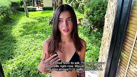 I Came on Vacation and on the First Day I Fucked with a Fucking Neighbor