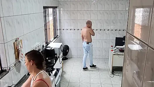 The maid agreed to get naked and receive an ejaculation on her face.