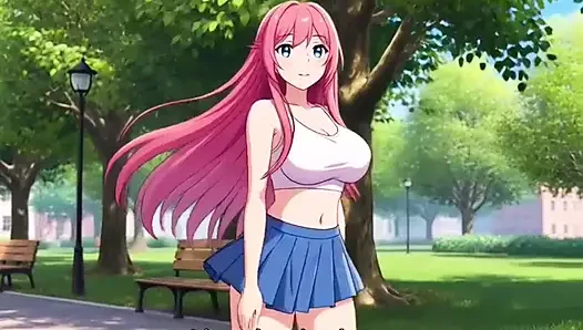 Risky Outdoor fucking with Stranger Animation 3D