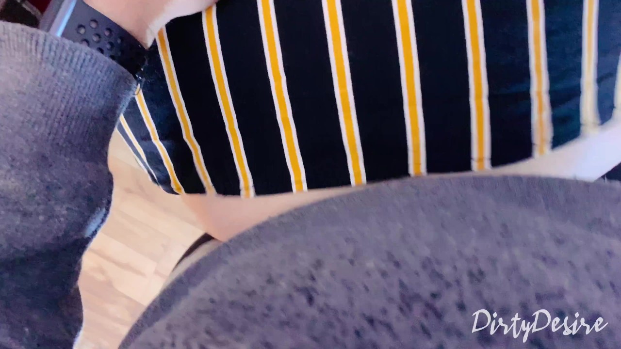 SNEAKING around quickie - CREAMPIE during GATHERING