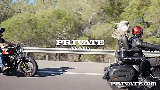 Private com - Amber Kawai, Nata Gold and Alice Ross, horny bikers in a savage orgy.